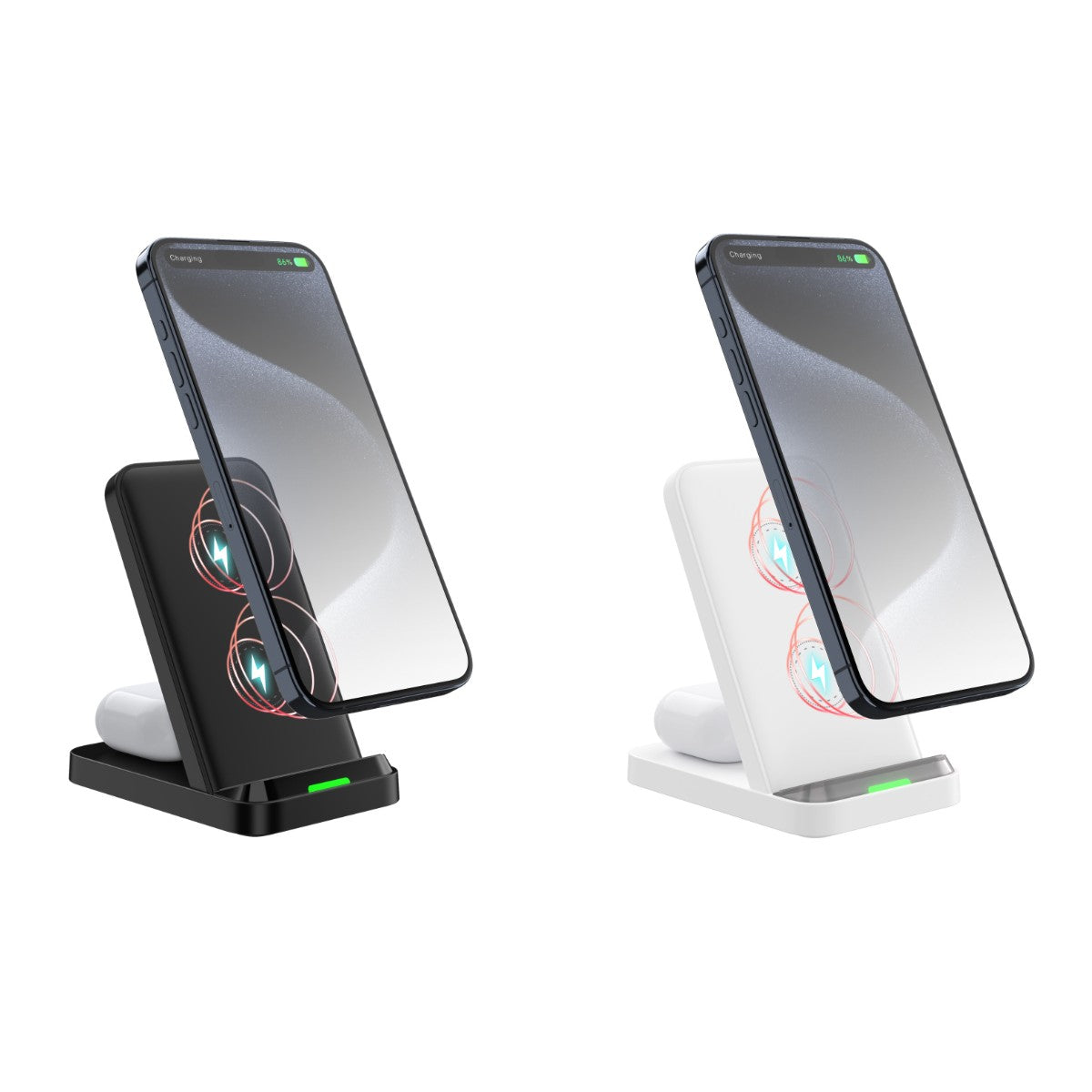 2" 1 Foldable Wireless Fast Charger Stand Dock