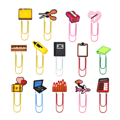Patch Stationery Series - Document Folder Shape PVC Custom Top Paper Clip Coated Clip Paper Clasp
