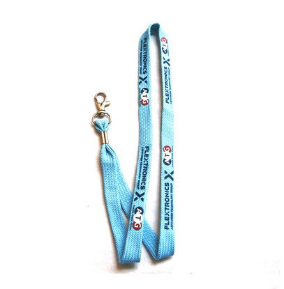 Tube Polyester Lanyard w/Lobster Claw Clip