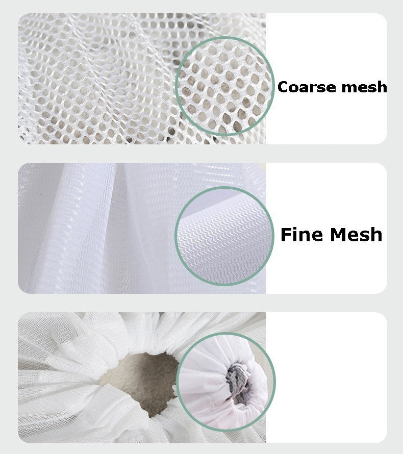 20x24" Fine Mesh Laundry Bags Laundry Wash Bags Drawstring Laundry Bag-Woven Label