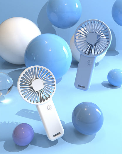 Mini USB Rechargeable Handheld Fan Phone Holder Desk Fan