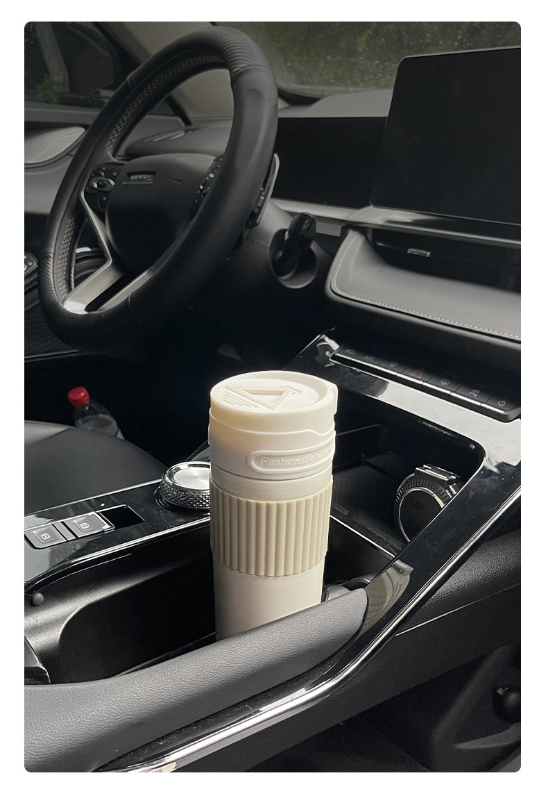 16Oz/480ml Smart LED Water Bottle Vacuum Insulated Bottle Thermal Cup W/ Digital Temperature Display