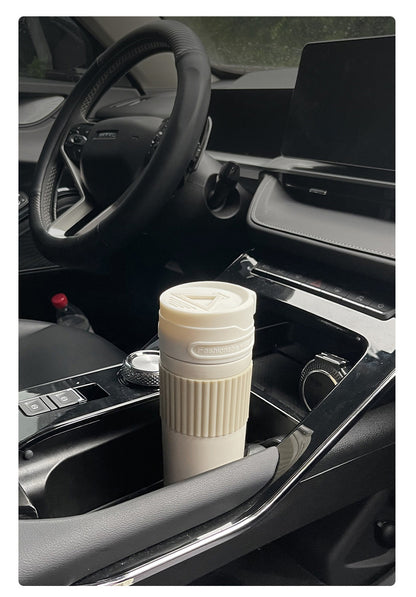 16Oz/480ml Smart LED Water Bottle Vacuum Insulated Bottle Thermal Cup W/ Digital Temperature Display