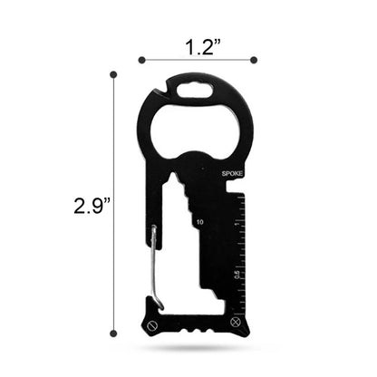15" 1 Outdoor Stainless Steel Multitool Survival Card Repair Tool