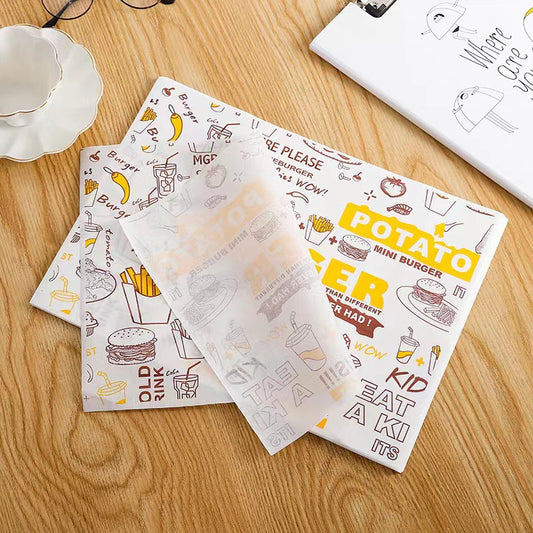 13" x 9" Greaseproof Paper Food Sheets Liner