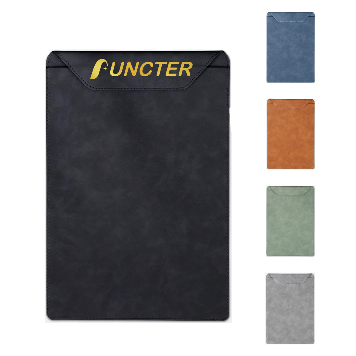 Leather Magnetic A4 Document Folder With Magnetic Closure