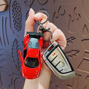 Mini Simulation Sports Car Model Keychain Classic Car Shaped Keychain