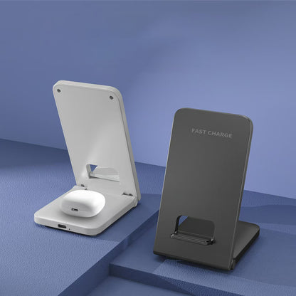 2" 1 Foldable Wireless Fast Charger Stand Dock