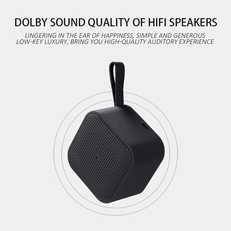 New Powerful Stereo Sound Mini Cube Portable Wireless W/ Selfie Function