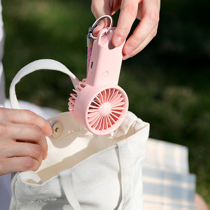 Mini Portable Personal Fan Rechargeable Pocket Fan with Lanyard