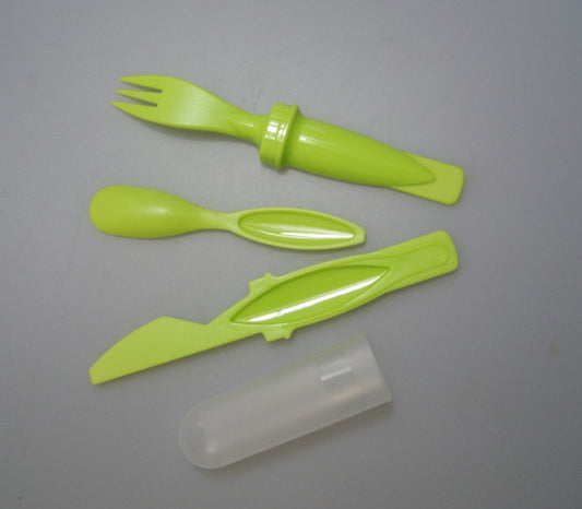 3-In-1 Children Plastic Knife Fork Spoon Set