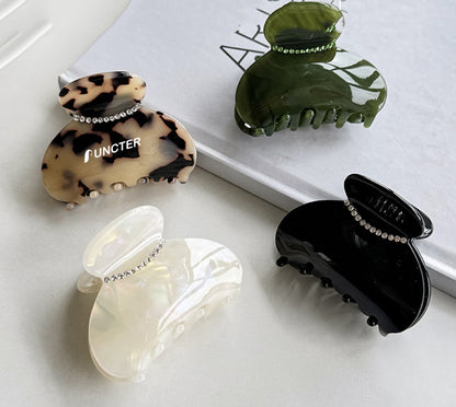 1.97" Acetate Claw Clips W/Diamond