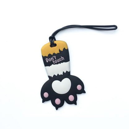Fully Customizable 3D Raised Soft PVC Luggage Tag With Printed Back