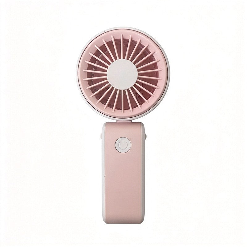Folding Summer Mini Handheld Rechargeable Portable Fan W/ Layards