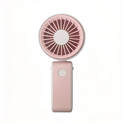 Folding Summer Mini Handheld Rechargeable Portable Fan W/ Layards