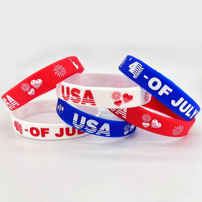 Custom Printed Silicone Wristband 8.3"