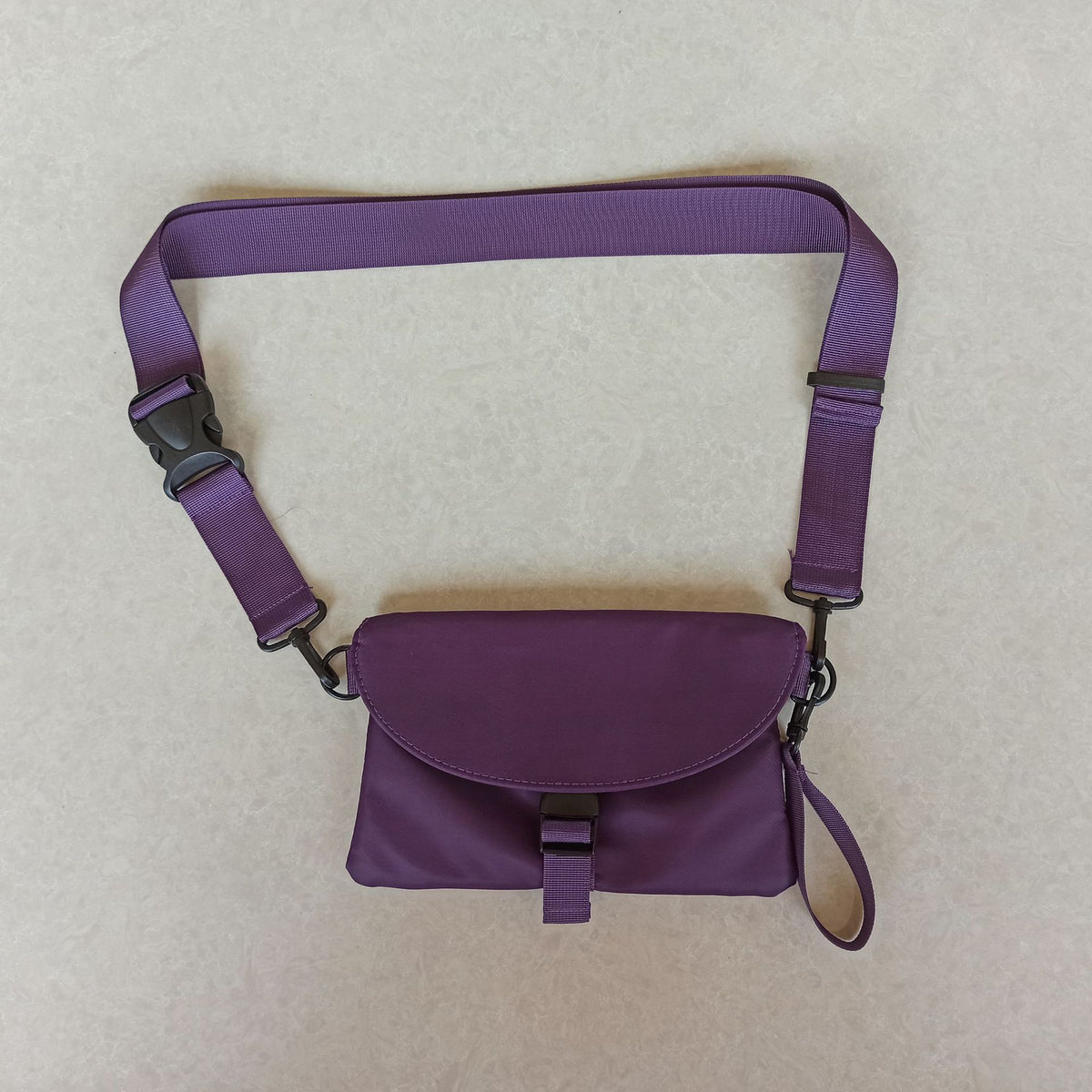 Nylon Crossbody Bag Single Shoulder Bag Daily Cell Phone Purse Bag Stadium Approved Bag