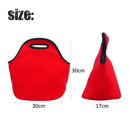 Soft Neoprene Lunch Tote Bag for Women Men & Kids