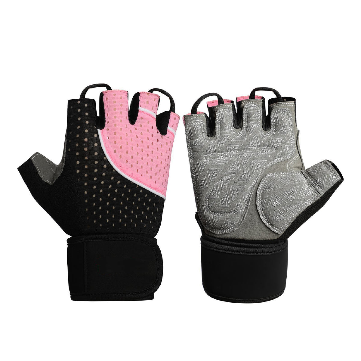 Gym Gloves Training Half Finger Gloves for Man & Woman with Wrist Wraps Wrister Gloves