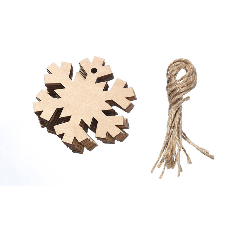 Wooden Christmas Ornaments Hanging Christmas Tree Decorations Home Decor