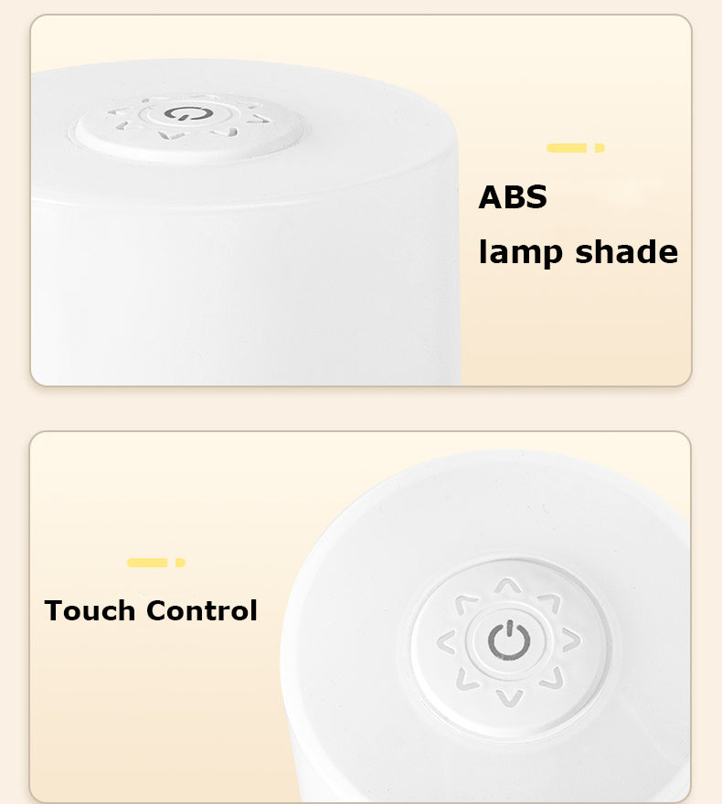 Portable LED Touch Night Light for Kids, Nursing Lamp With Built-in Rechargeable Battery