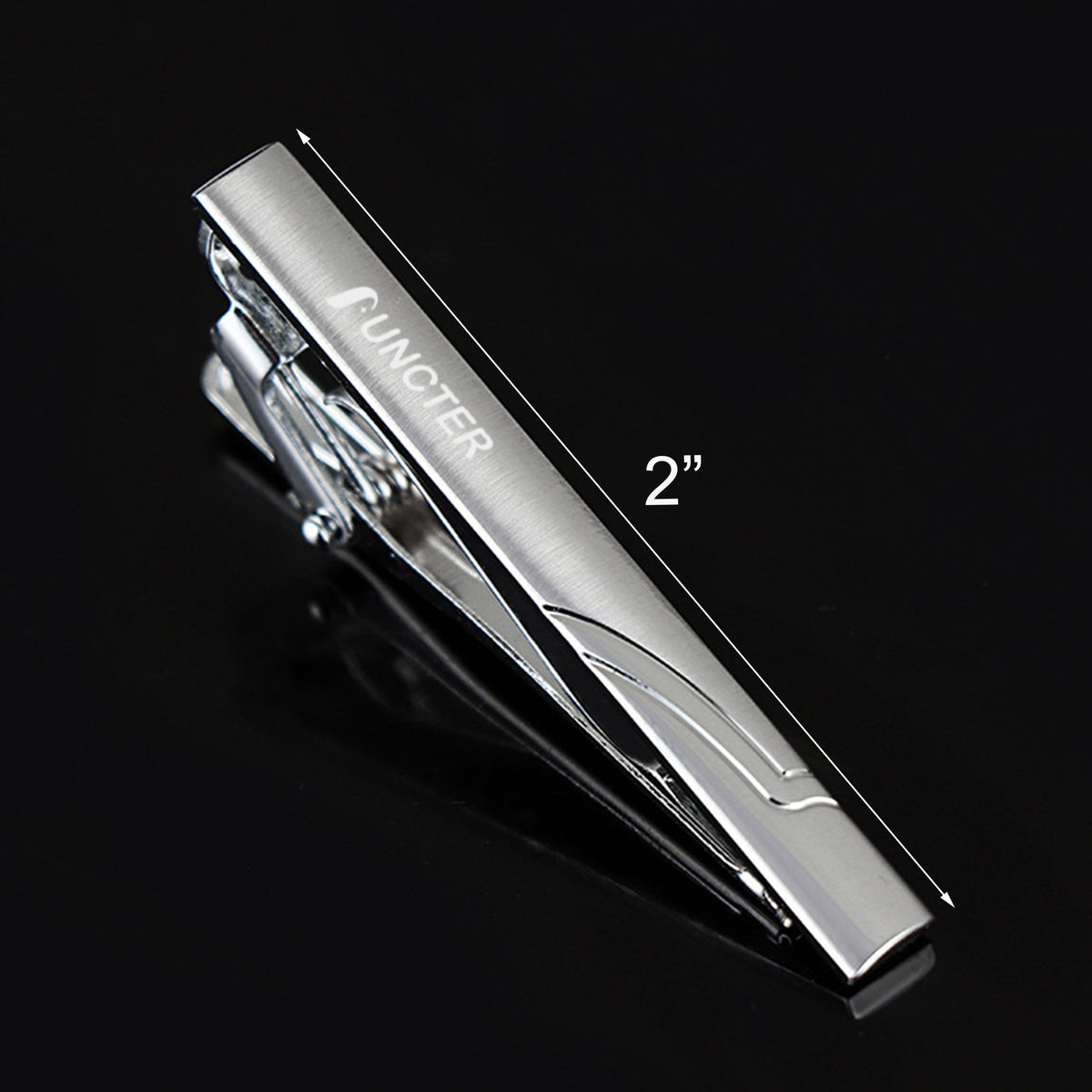 2" L Necktie Clip Tie Bar for Men's Skiny Necktie-#13