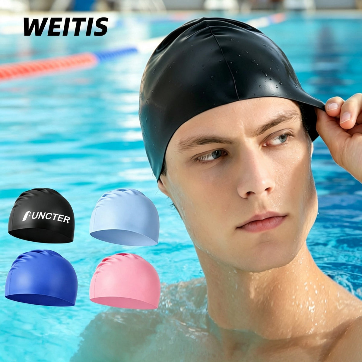 Customizable High-Elastic Waterproof Swimming Cap