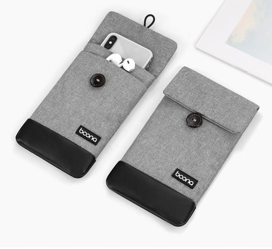 Cell Phone Purse/Power Bank Storage Bag/Earbud Case