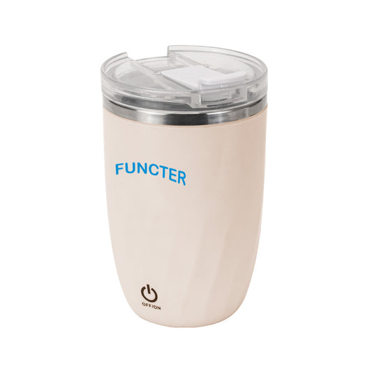 12 Oz. Macaron Color Rechargeable Stainless Steel Coffee Automatic Stirring Cup Coffee Mug