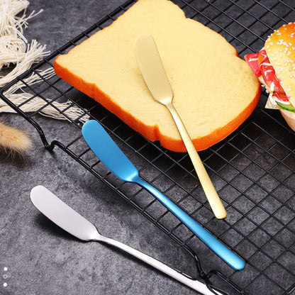 304 Stainless Steel Butter Spreader Iridescent Color Jam Spreader