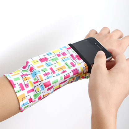Elastic Wrist Band w/Phone Bag