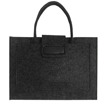 170g Lightweight Felt Tote Bag, Reusable Synthetic Fiber Felt Handbag