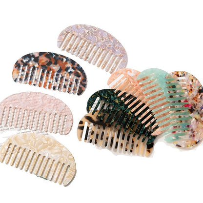 Mini Travel Hair Comb Pocket Comb for Wet and Dry Hairs