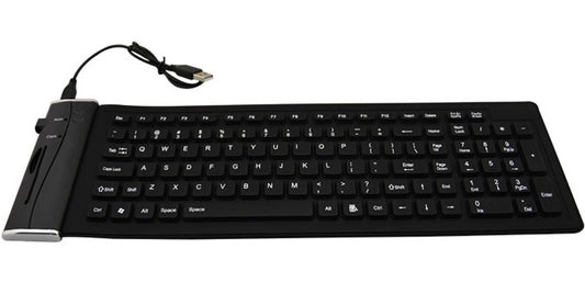 104 Keys Portable USB Silicone Keyboard
