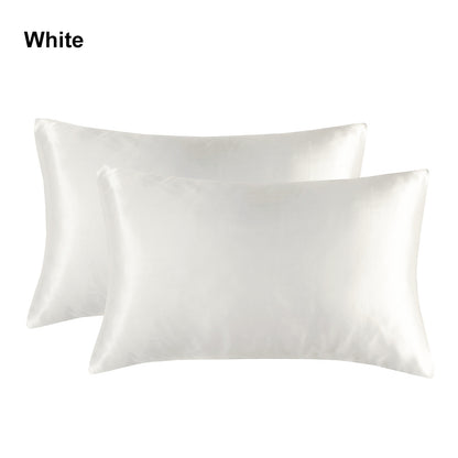 20 x 36" Premium Square Satin Silk Throw Pillowcase - Envelope Closure