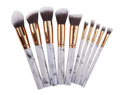 10 Marbled Makeup Brushes Beauty Tools