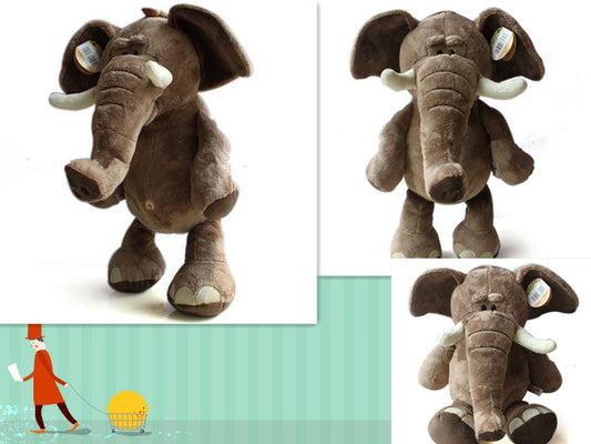 11" Big Stuffed Toy Elephant