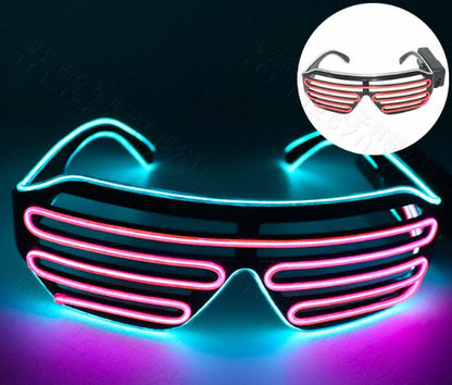 Voice-Activated LED Light Glasses For Party & Music Festival