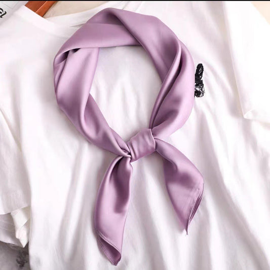 28" x 28" Purple Square Scarf Neck Scarves Kerchief Neckerchief Handbags Wrap Scarf #63
