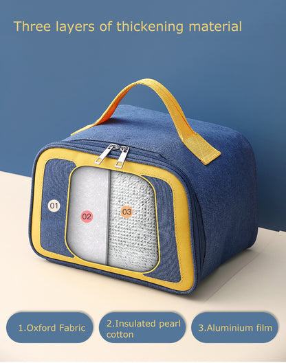 1440ml PP Material Bento Box Multi-layer Sealing Combination Basket Picnic Lunch Box(2 layer)