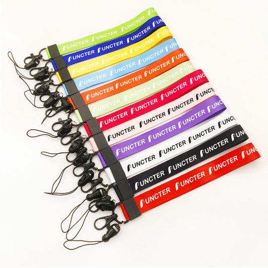 Phone Earbud Case Lanyard With Spring Carabiner