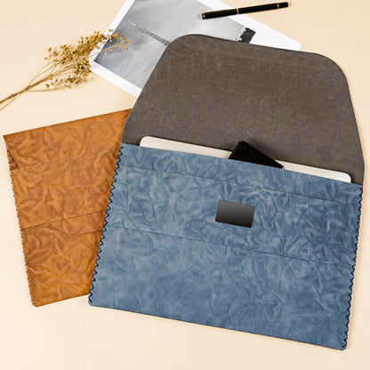 Premium Faux Leather A4 Envelope File Organiser Document Bags