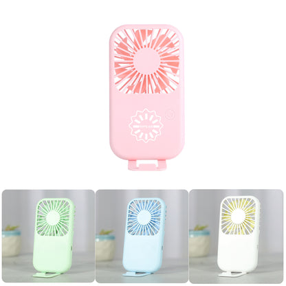 Mini Rechargeable Handheld Fan Phone Holder Adjustable Wind Speed Fan