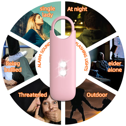 130dB Self Defense Alarm Keychain Safety Siren