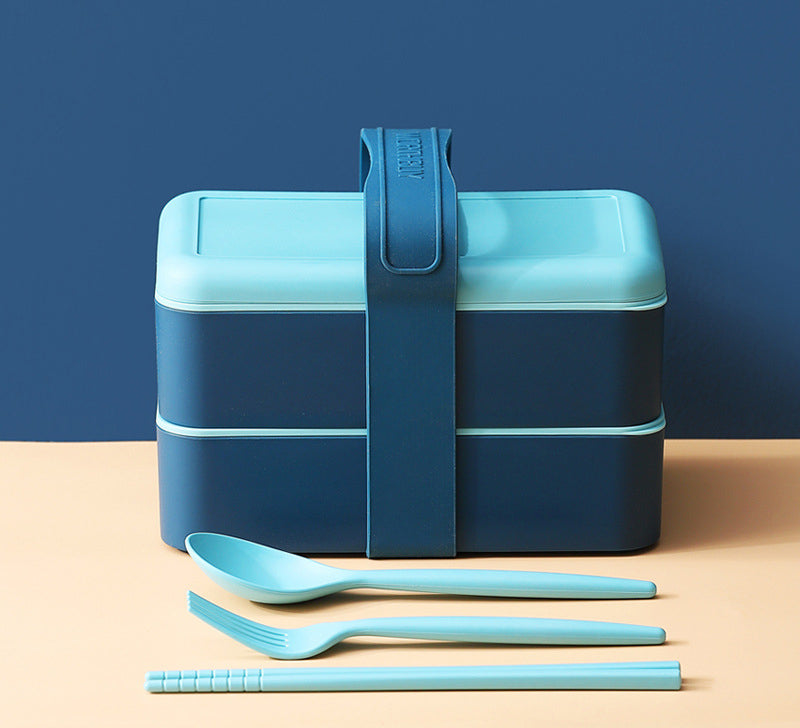 1440ml PP Material Bento Box Multi-layer Sealing Combination Basket Picnic Lunch Box(2 layer)