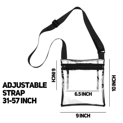 TPU Transparent Crossbody Bag Single Shoulder Bag