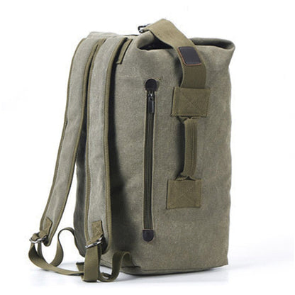 30L Vintage Classic Canvas School Travel Backpack Premium Quality Tablet Rucksack