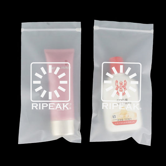 3.25 x 9" Matte Frosted Resealable Plastic Bags Zip-Lock Seal Storage Pouch