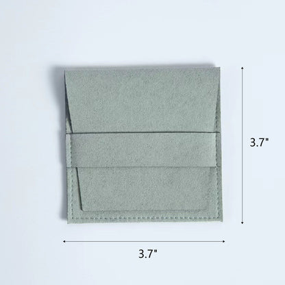 3.7" Envelope Jewelry Pouch with Band Jewelry Packaging Bag Jewelry Gift Bags for Bracelet