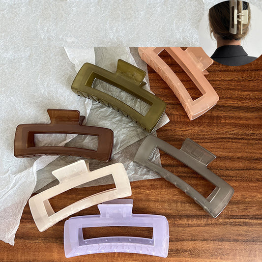 5.12" Rectangle Hair Claw Clips (X-Large)